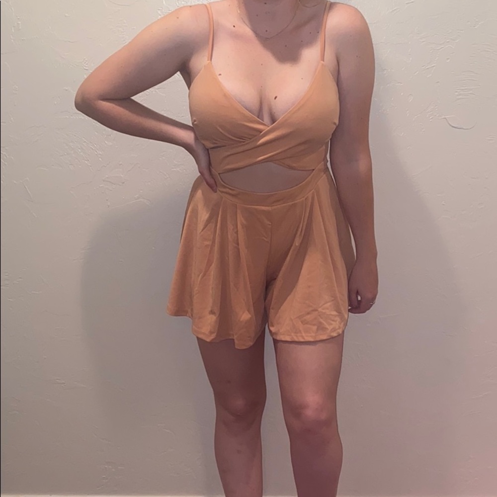 Peach Romper